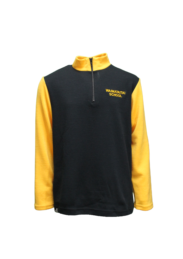 Waimataitai School Merino Fleece Black/Gold