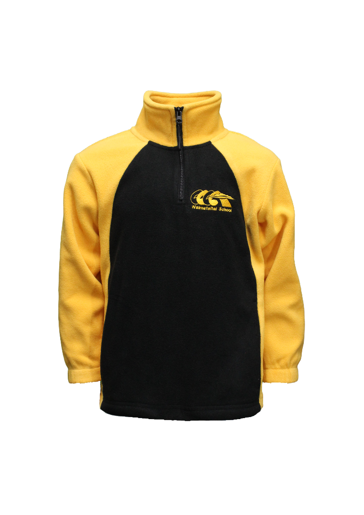Waimataitai School Fleece Black/Gold